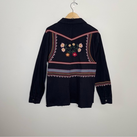 Billy T Throw It On Jacket Embroidered boho western studs event - Picture 9 of 16